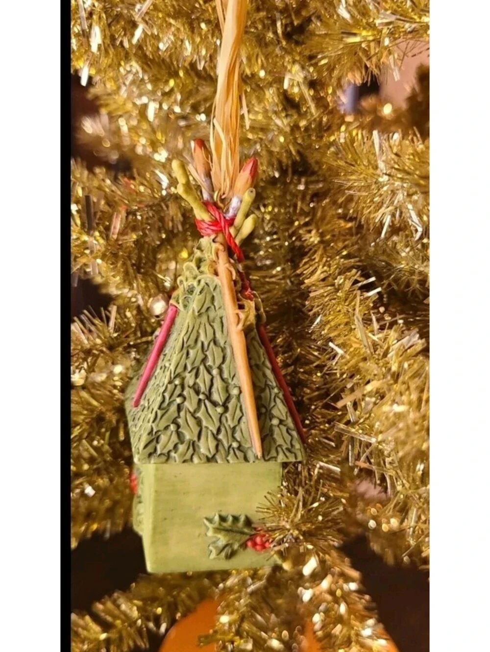 2003 Hallmark Keepsake Nature’s Sketchbook 1 Birdhouse Ornament Marjolein Bastin